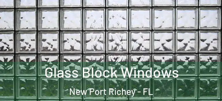 Glass Block Windows New Port Richey - FL
