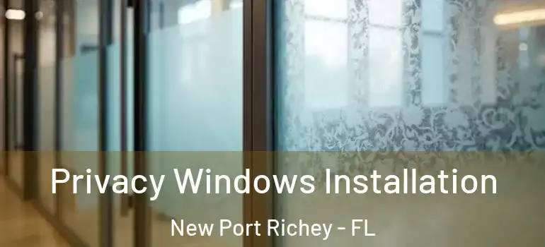  Privacy Windows Installation New Port Richey - FL
