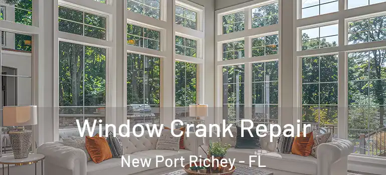 Window Crank Repair New Port Richey - FL