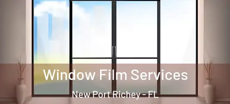 Window Film Services New Port Richey - FL