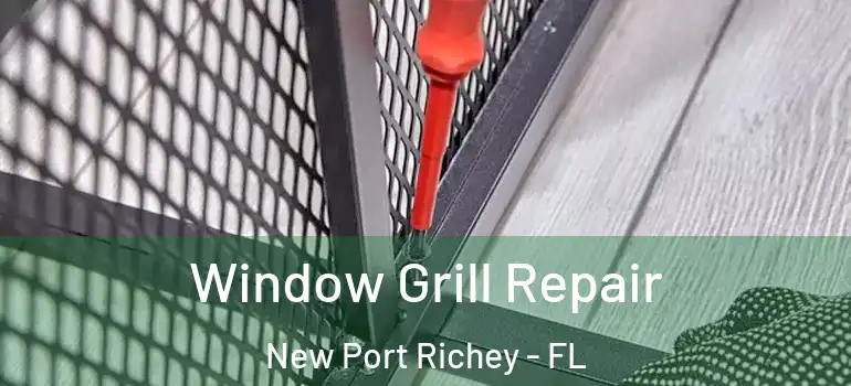 Window Grill Repair New Port Richey - FL