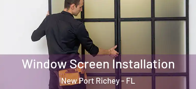  Window Screen Installation New Port Richey - FL